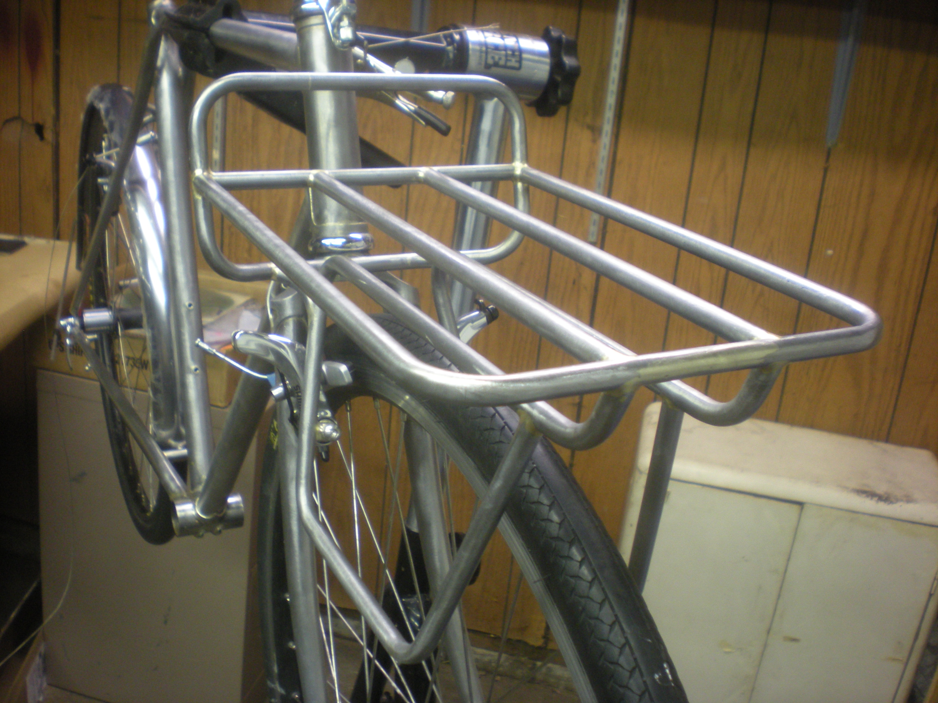 front rack touring bike